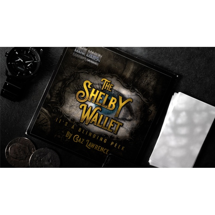 Shelby Wallet (Gimmicks and Online Instructions) by Gaz Lawrence and Mark Mason