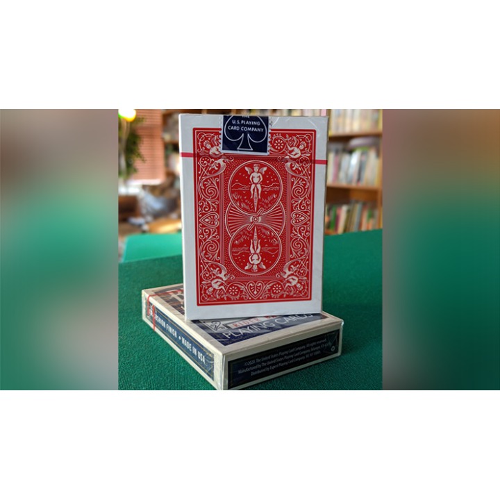 Experts Thin Crushed Printed on Web Press Rider Back Back (Red) Playing Cards