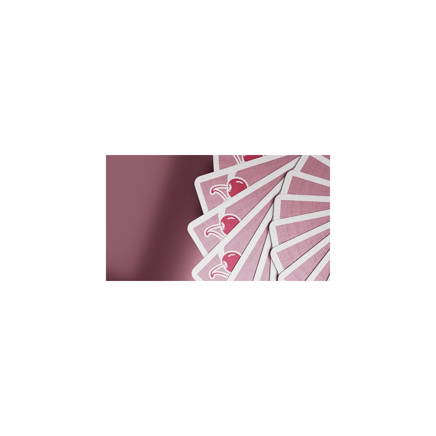 Cherry Casino (Flamingo Quartz Pink) Playing Cards By Pure Imagination Projects
