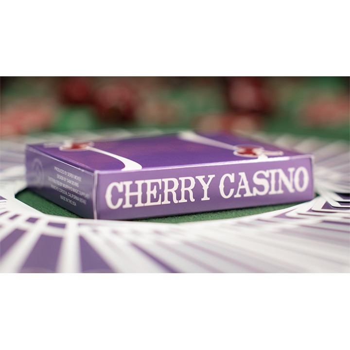 Cherry Casino (Desert Inn Purple) Playing Cards by Pure Imagination Projects