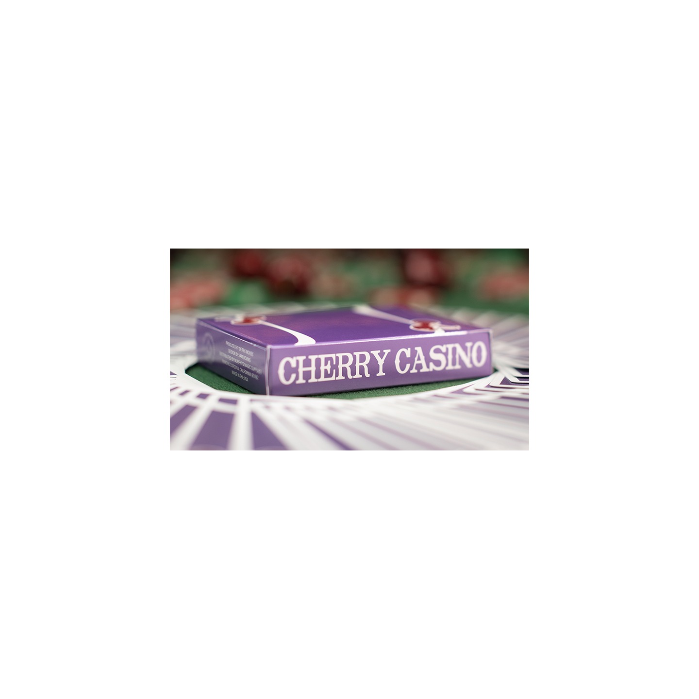 Cherry Casino (Desert Inn Purple) Playing Cards by Pure Imagination Projects