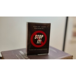 Stop It! (Blue) by Adrian Vega