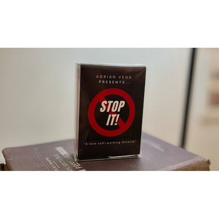 Stop It! (Blue) by Adrian Vega