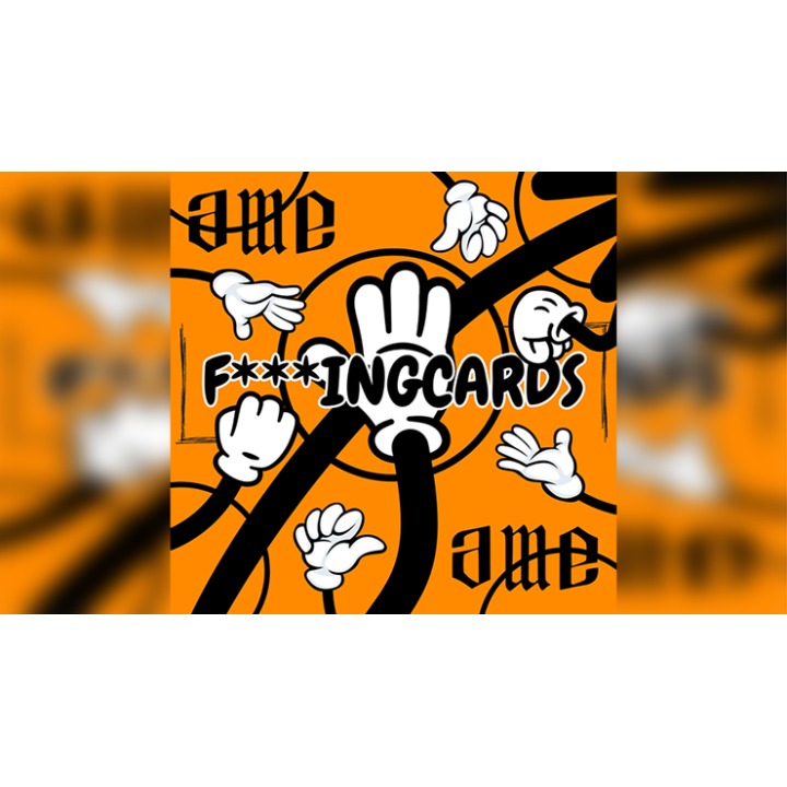 F*ing Cards (Orange Blackout Edition) by Ame Molin