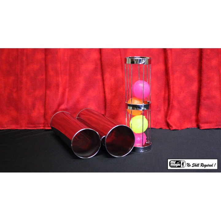 Cage and Cylinder Mystery (Brass) by Mr. Magic