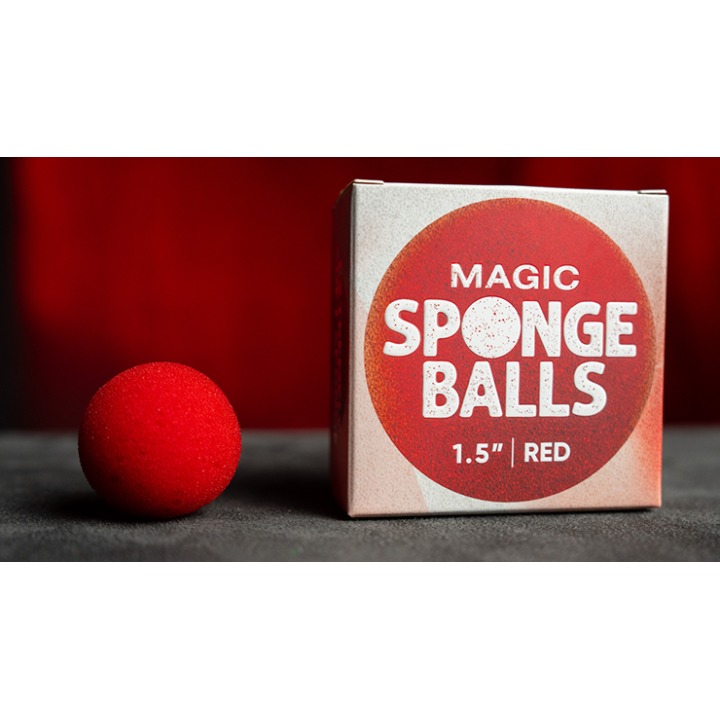 Magic Sponge Balls 4PK RED 1.5" by Murphy's Magic