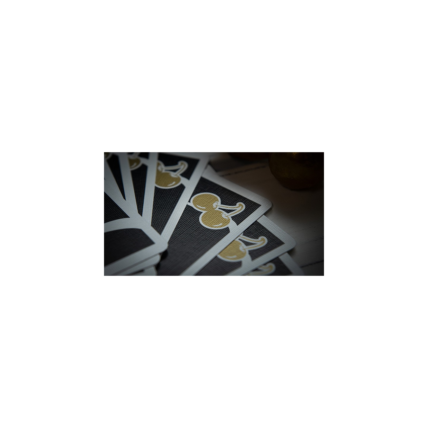 Limited Edition Cherry Casino (Monte Carlo Black and Gold) Numbered Seals Playing Cards by Pure Imagination Projects