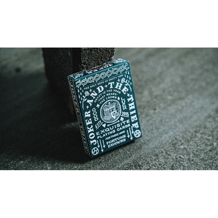 JT Crown (Green) Playing Cards by Joker and the Thief