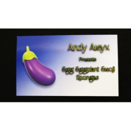 Sponge Emoji EGGPLANT (4PK.) by Andy Amyx
