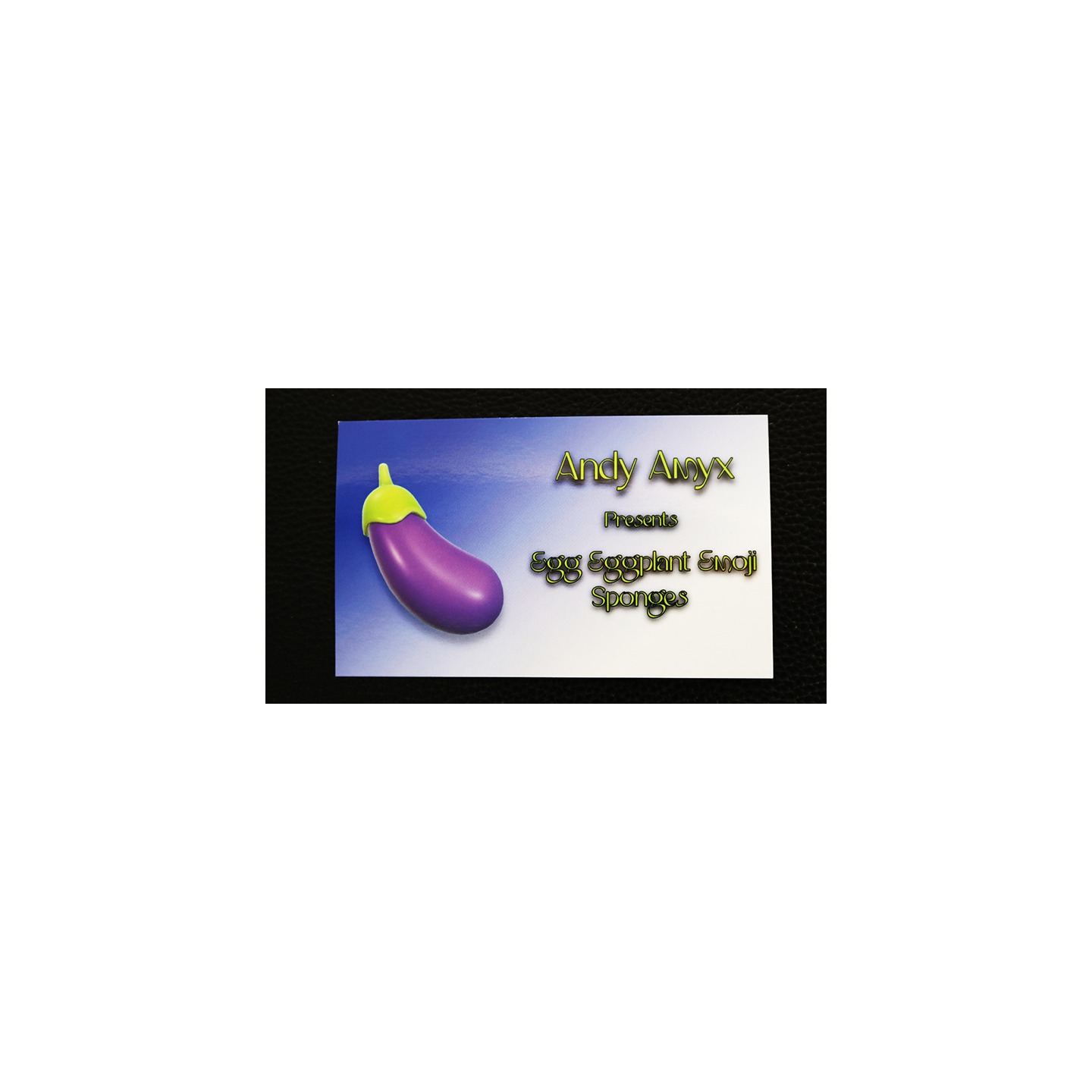Sponge Emoji EGGPLANT (4PK.) by Andy Amyx