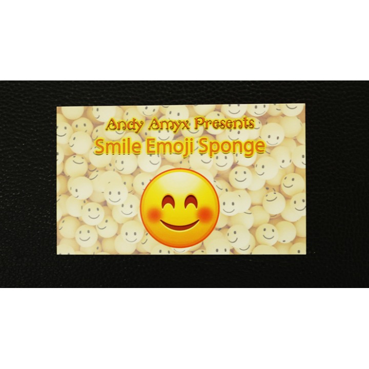 Sponge Emoji SMILE FACE (4PK.) by Andy Amyx