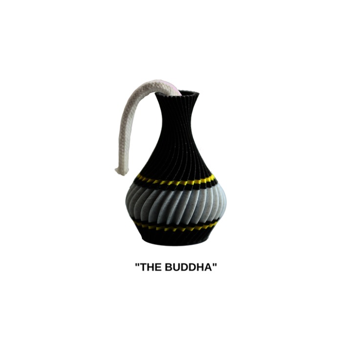The American Prayer Vase Genie Bottle THE BUDDHA by Big Guy's Magic