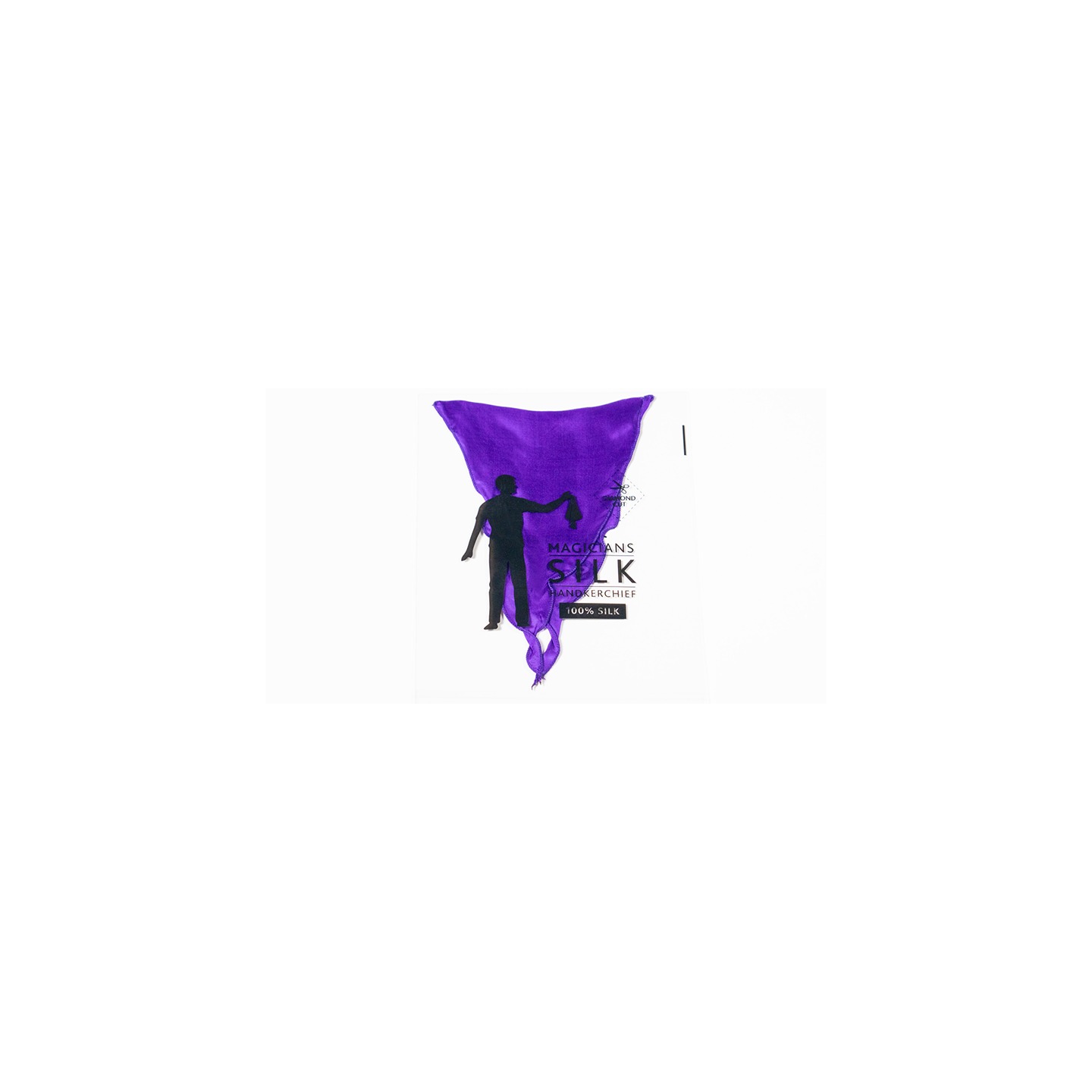 PRO SILK DIAMOND CUT PURPLE 6" by Murphy's Magic