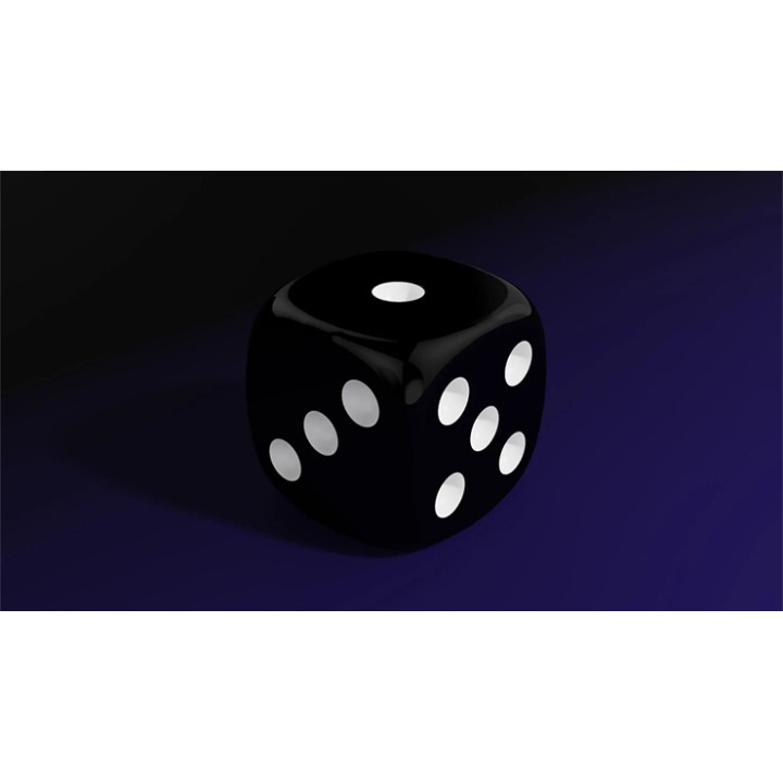 Magnetic Die (Black) by Iarvel Magic