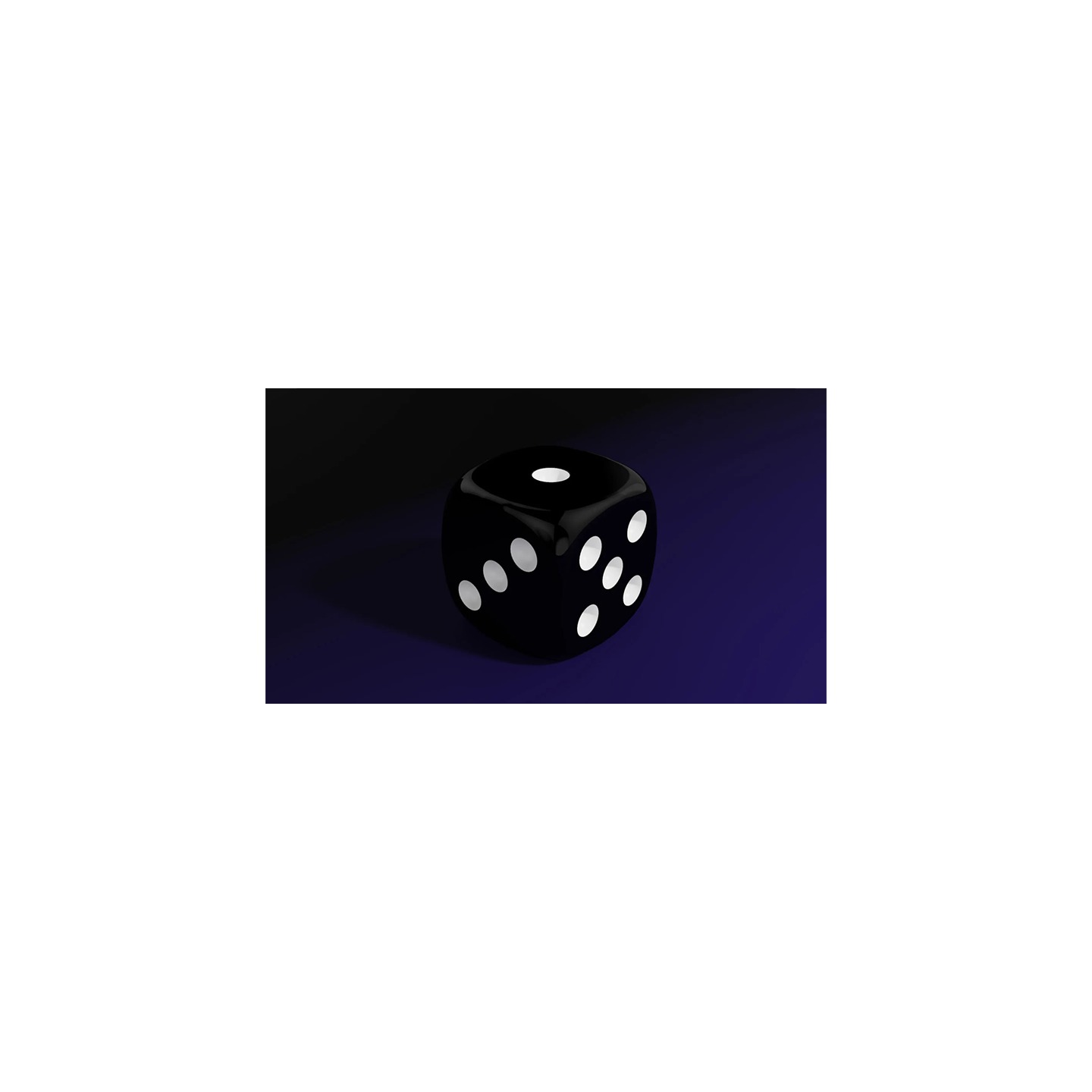 Magnetic Die (Black) by Iarvel Magic