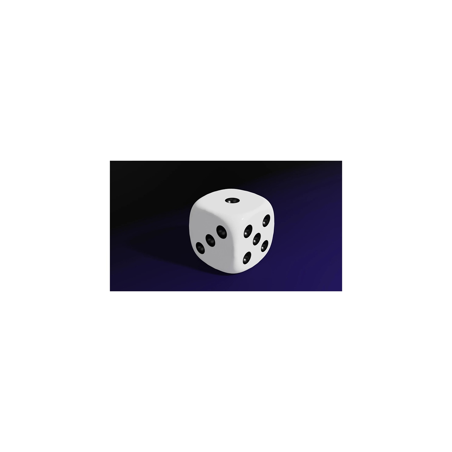 Magnetic Die (White) by Iarvel Magic