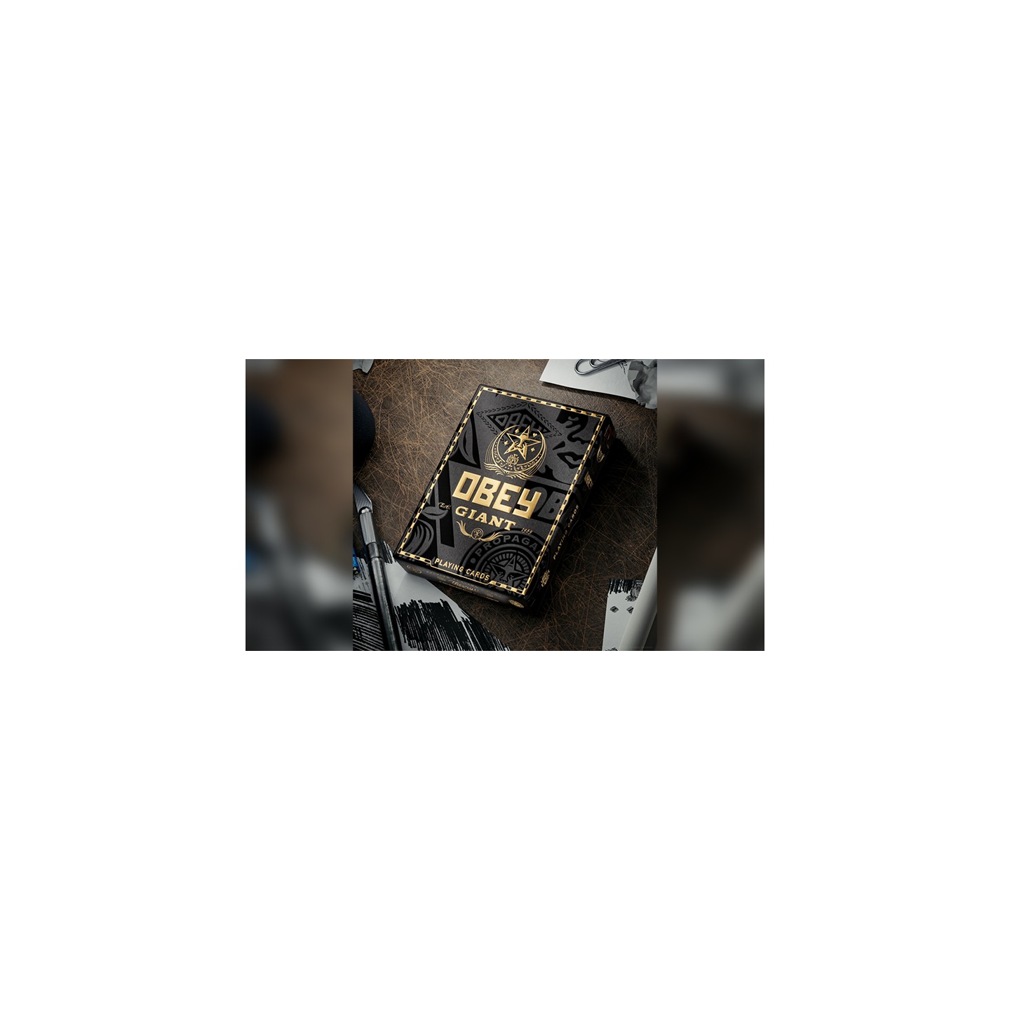 Obey Gold Edition Playing Cards by theory11