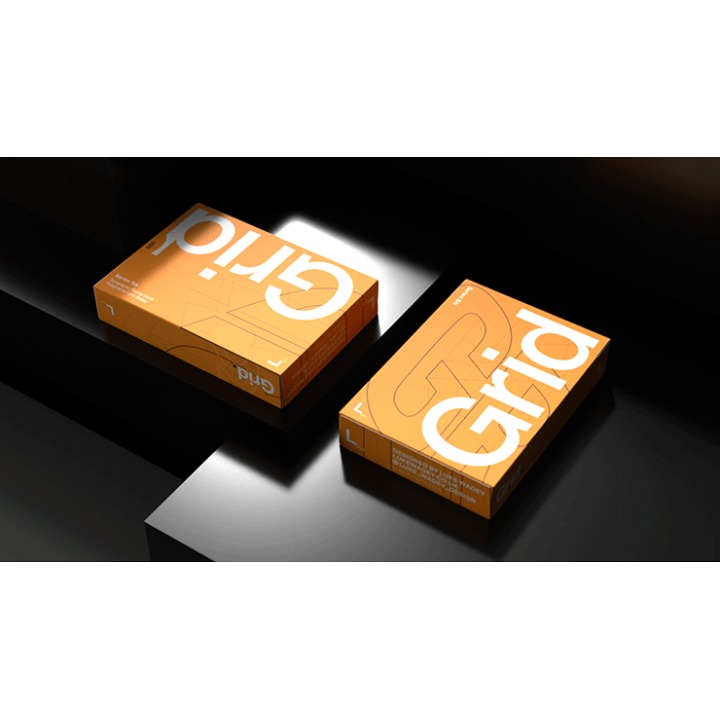 Grid Series Six- Typographic Playing Cards