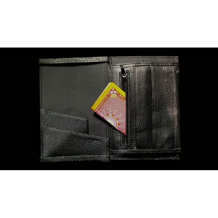 Mini Bombshell Wallet (Black Pebble) by CAHYO