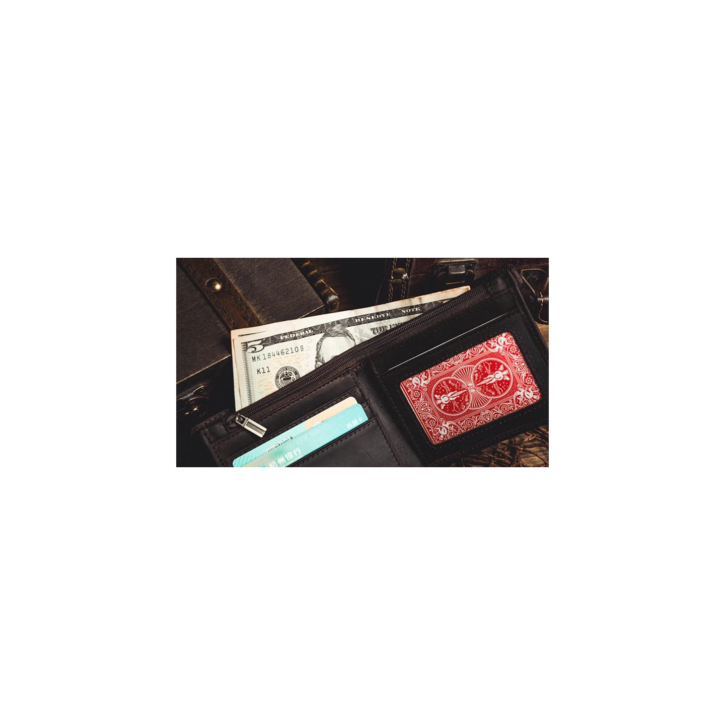 L Deck Switch Wallet by Long Long & Bacon Magic