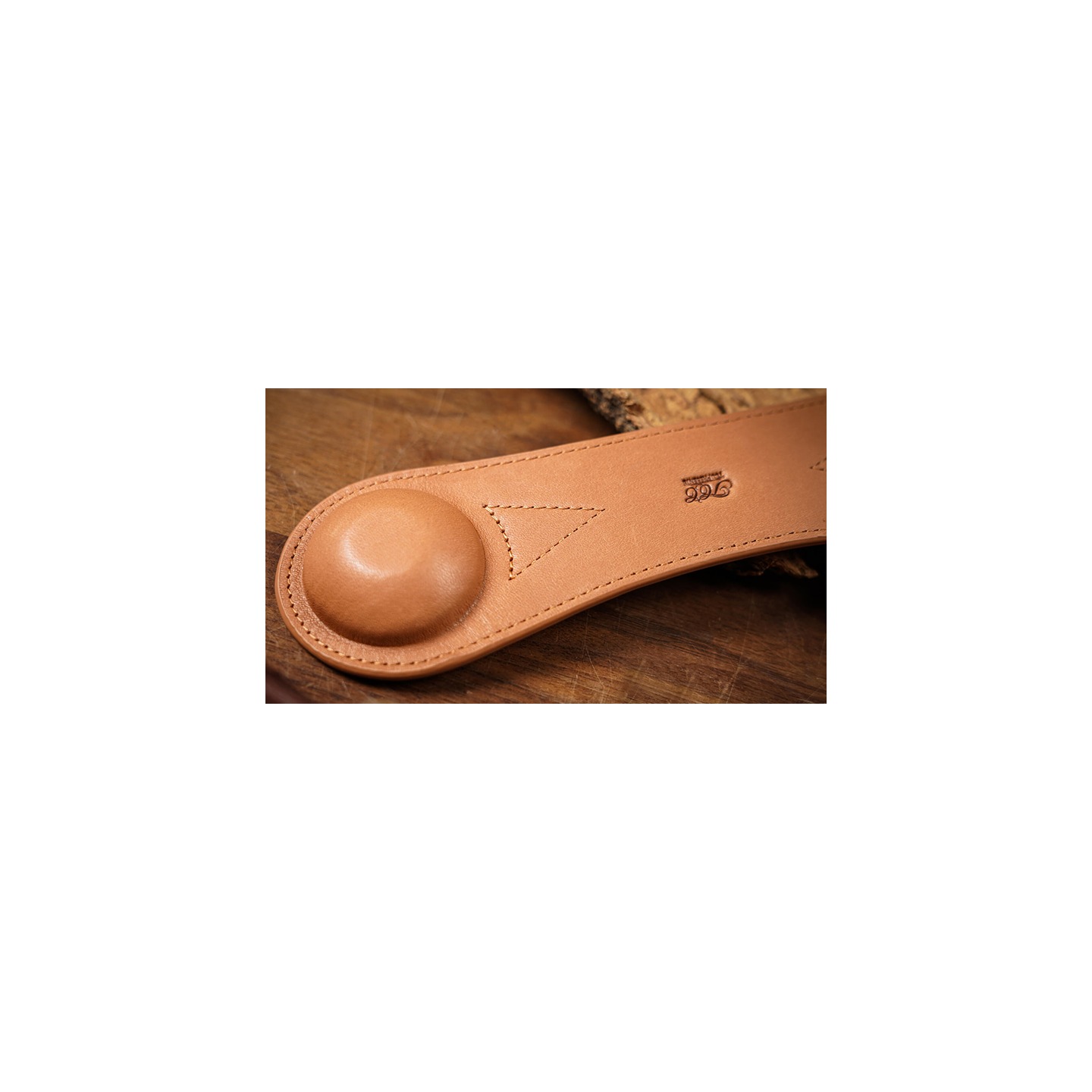 Leather Book Weight (Brown) by TCC Presents