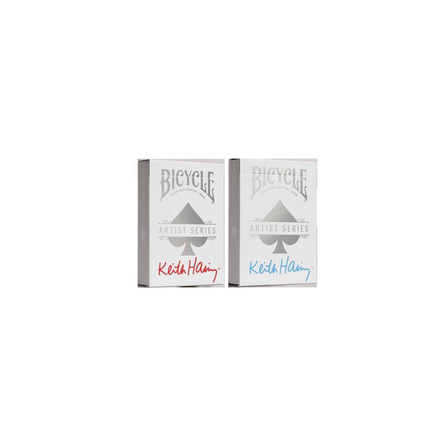 Bicycle Keith Haring (Box Set Red and Blue) Playing Cars by US Playing Cards