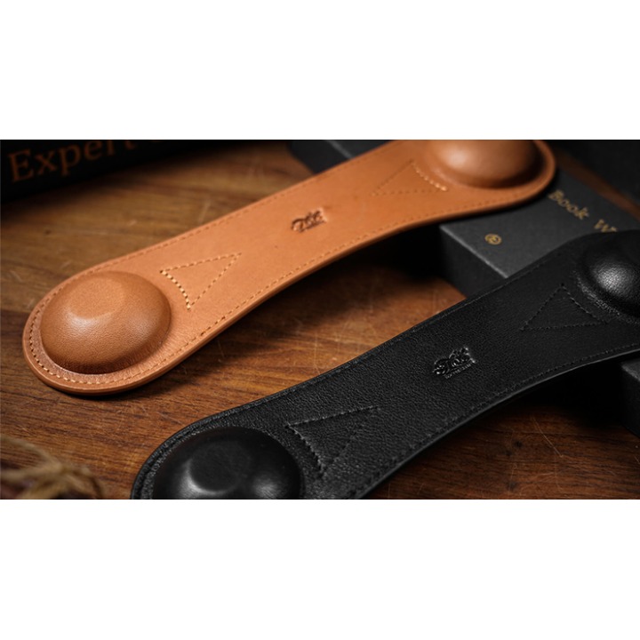 Leather Book Weight (Brown) by TCC Presents