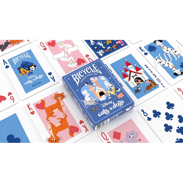 Bicycle Disney Cats and Dogs Playing Cards by US Playing Card