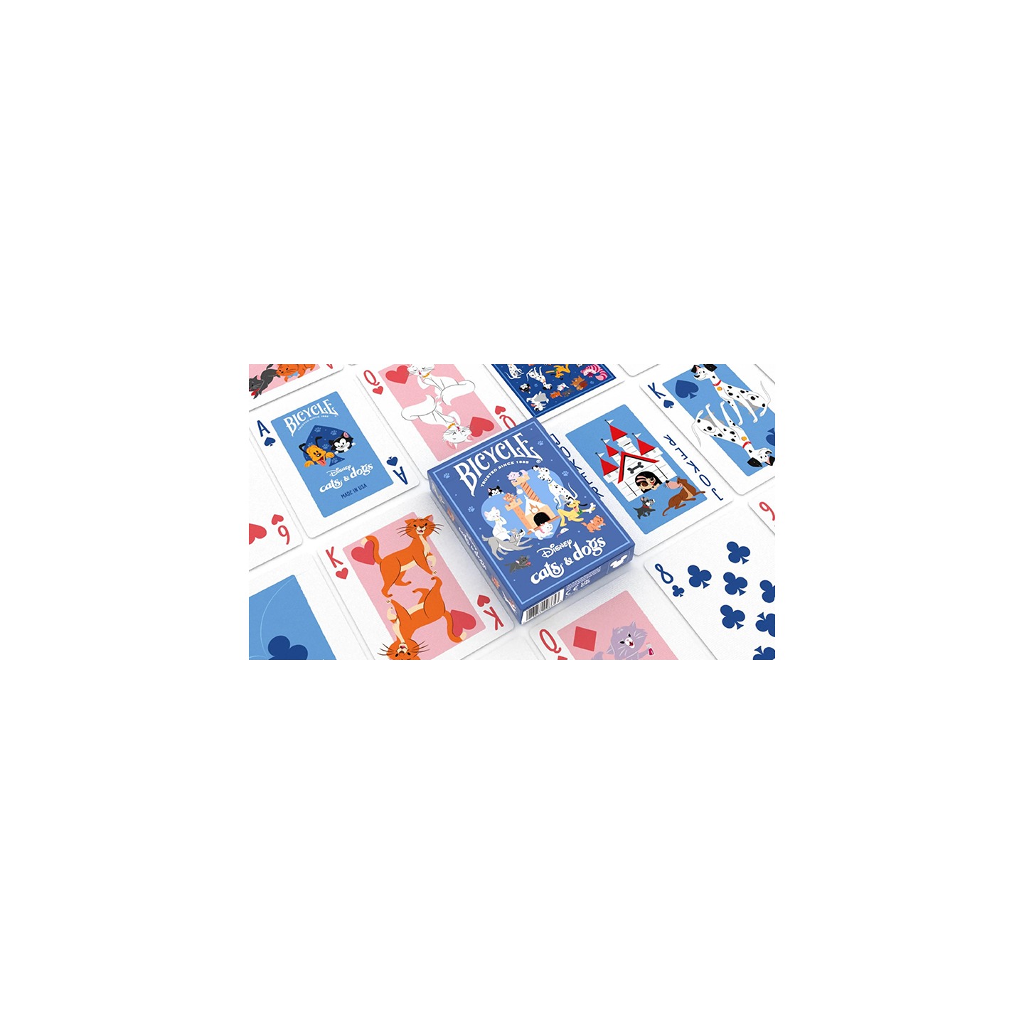 Bicycle Disney Cats and Dogs Playing Cards by US Playing Card