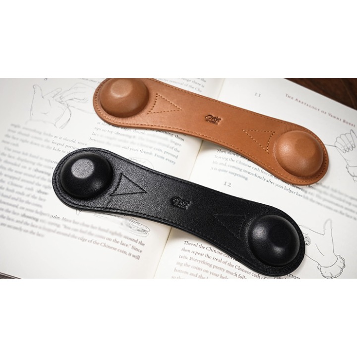 Leather Book Weight (Brown) by TCC Presents