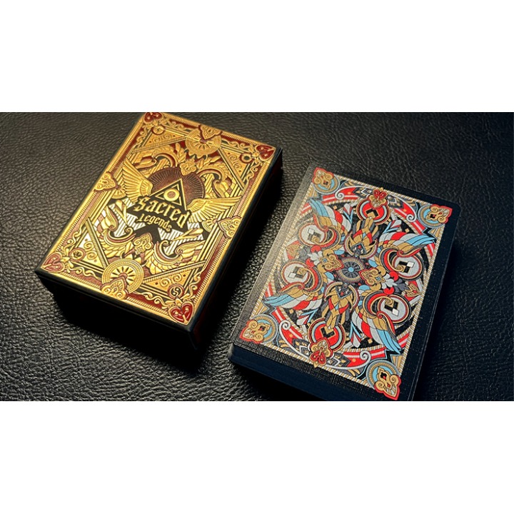 Sacred Legends Black Edition Playing Cards by HypieLab