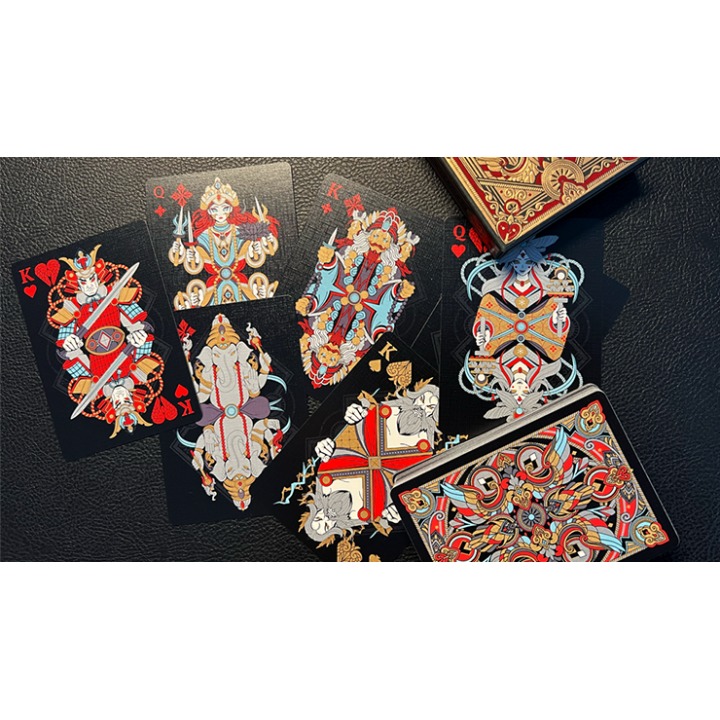Sacred Legends Black Edition Playing Cards by HypieLab