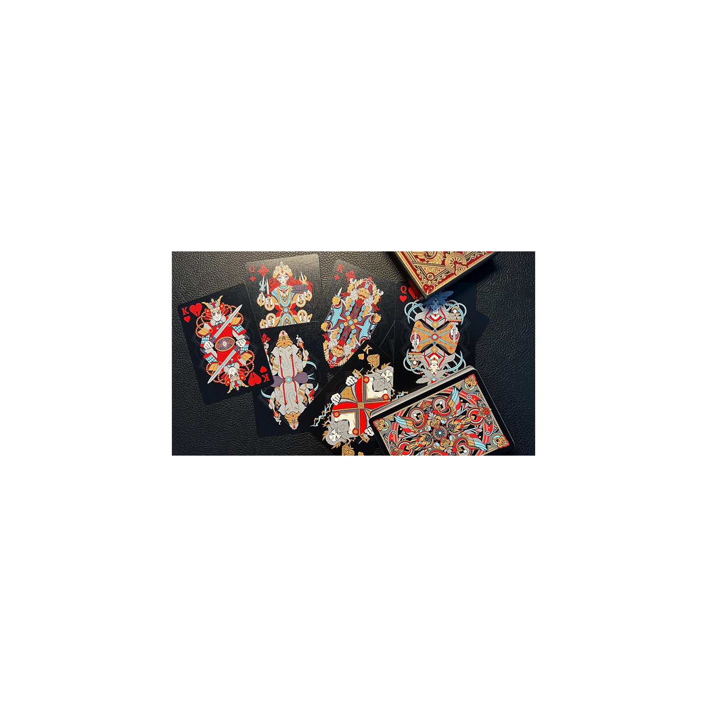 Sacred Legends Black Edition Playing Cards by HypieLab