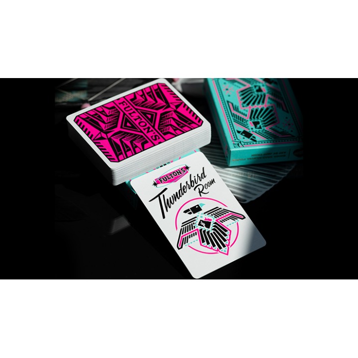 FULTON'S THUNDERBIRD ROOM TURQUOISE EDITION PLAYING CARDS