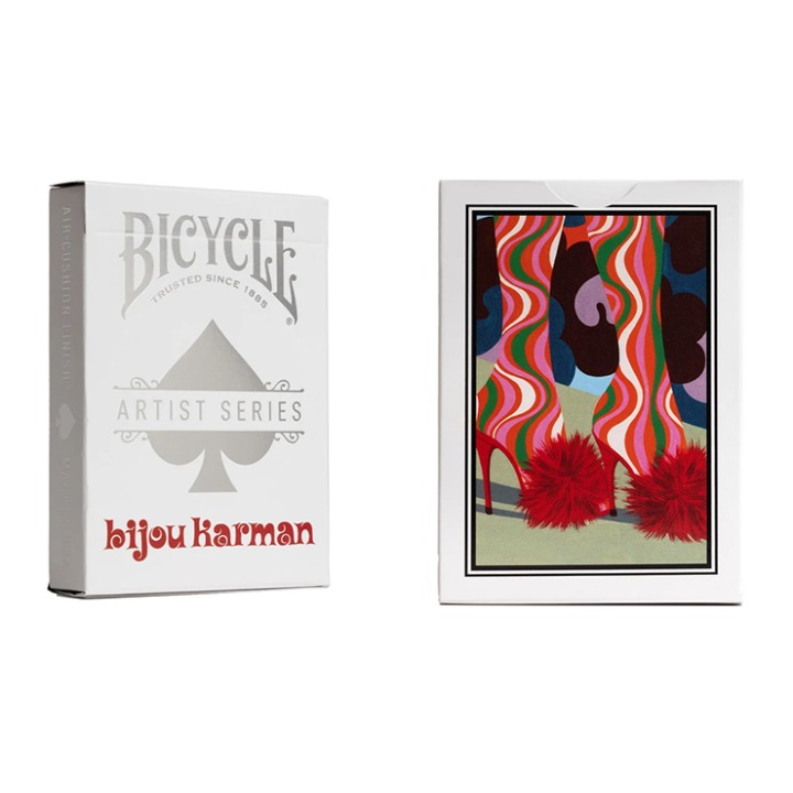 Bicycle Bijou Karman Purp/Red Box Set by US Playing Cards