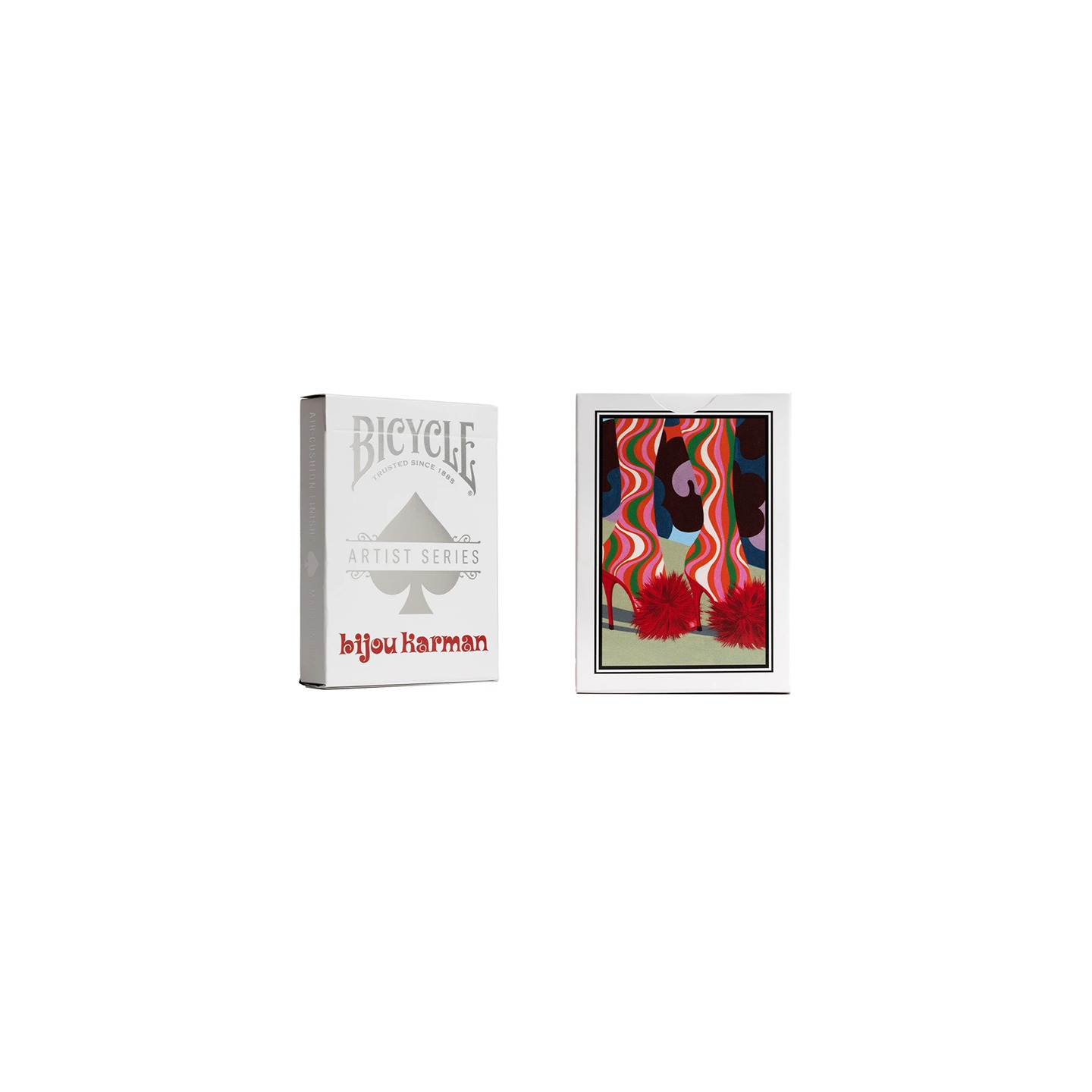 Bicycle Bijou Karman Purp/Red Box Set by US Playing Cards