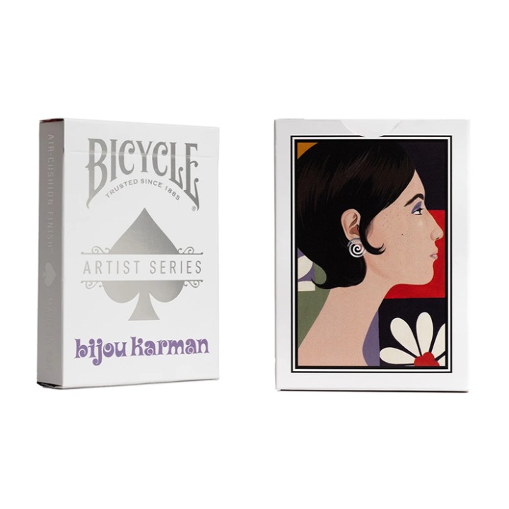 Bicycle Bijou Karman Purp/Red Box Set by US Playing Cards