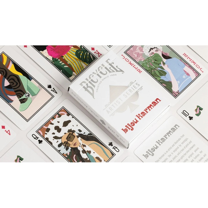 Bicycle Bijou Karman Purp/Red Box Set by US Playing Cards