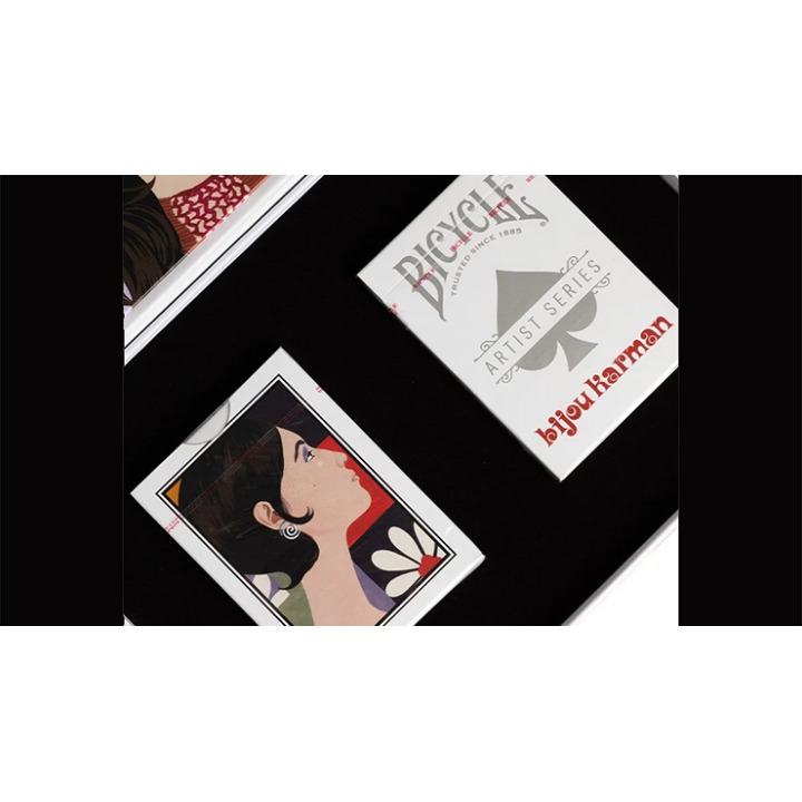 Bicycle Bijou Karman Purp/Red Box Set by US Playing Cards