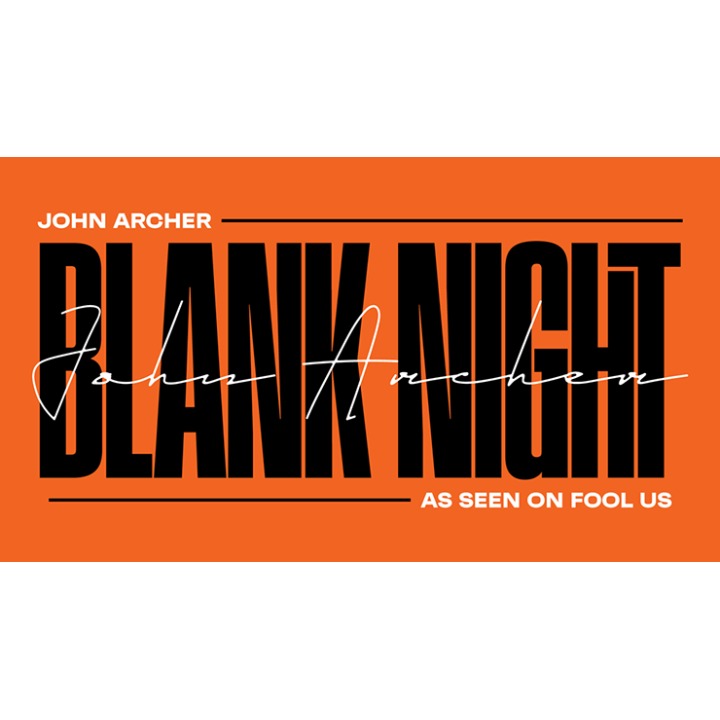 Blank Night 2025 Edition (Blue) by John Archer