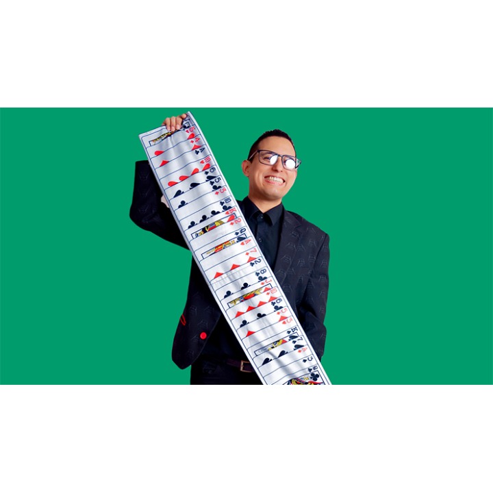Mystery Card Streamer (Red 6 of Clubs) by PlayTime Magic DEFMA