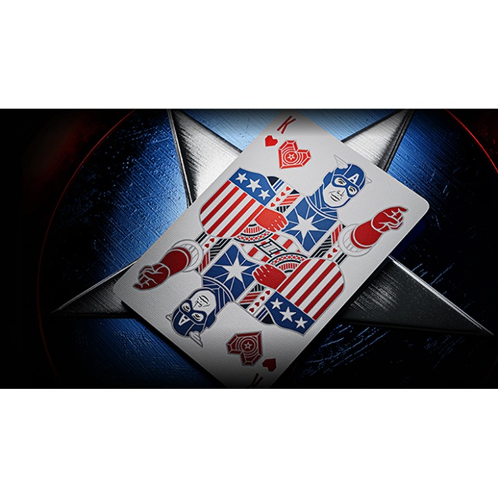 Captain America Playing Cards by theory11