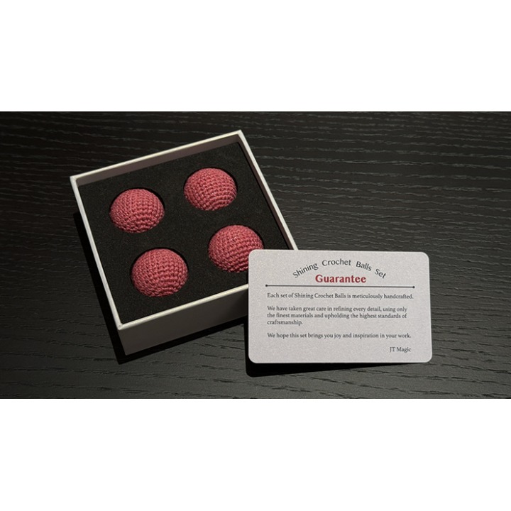 Shining Crochet Balls (Light Pink) by JT Magic