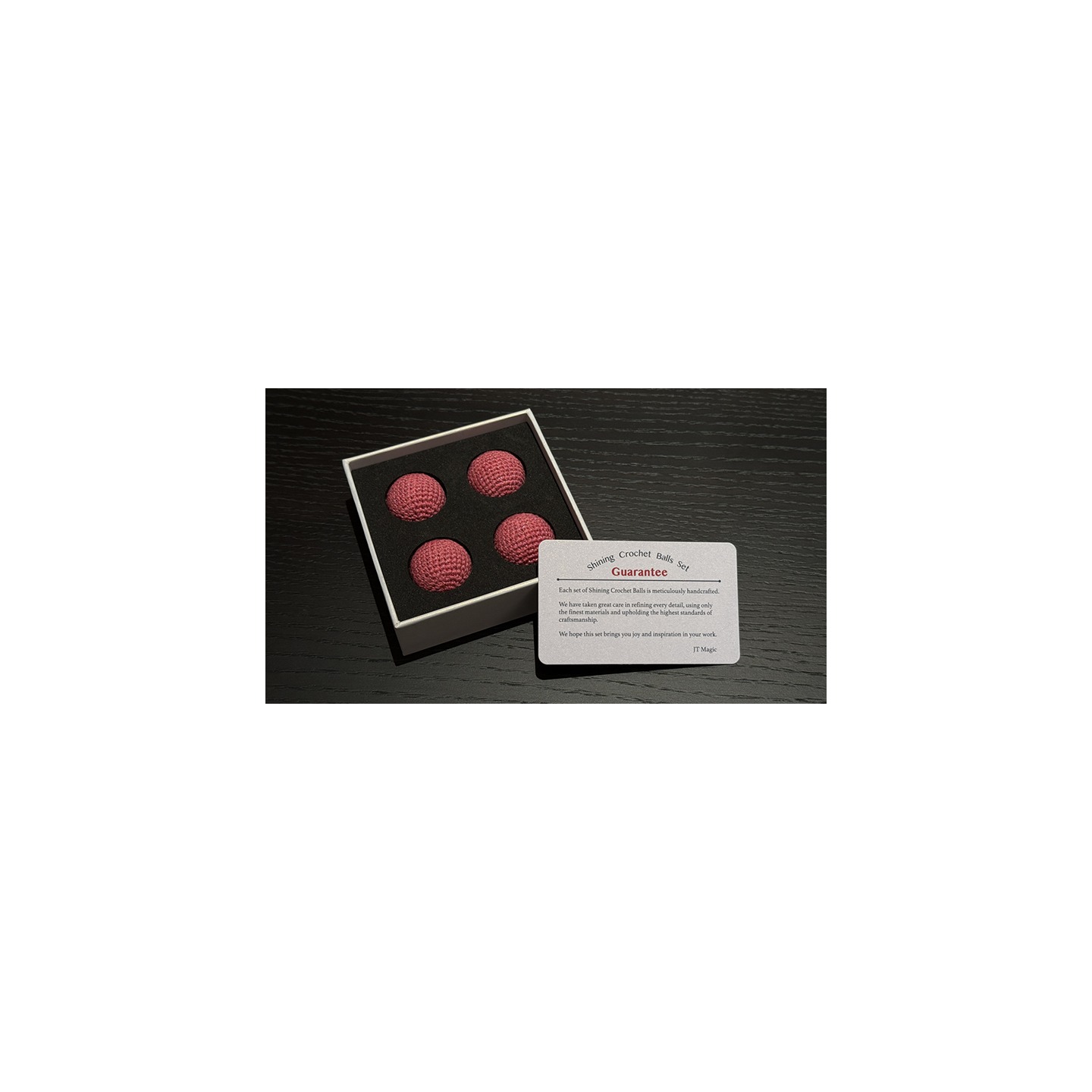 Shining Crochet Balls (Light Pink) by JT Magic