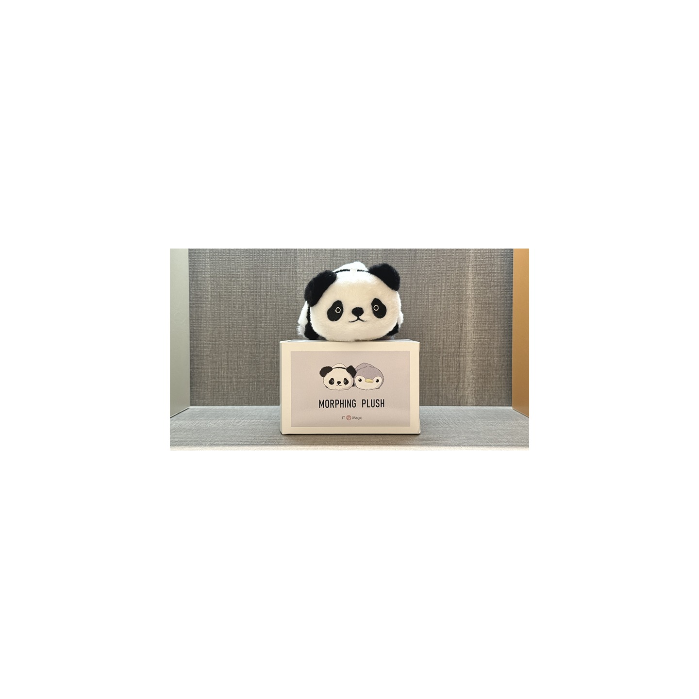 Morphing Plush (Panda to Penguin Grey) by Jackie Zhao and JT Magic