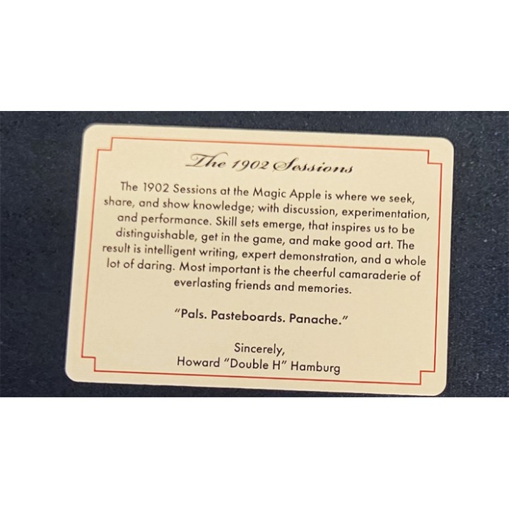 The 1902 Sessions Deck by The Magic Apple