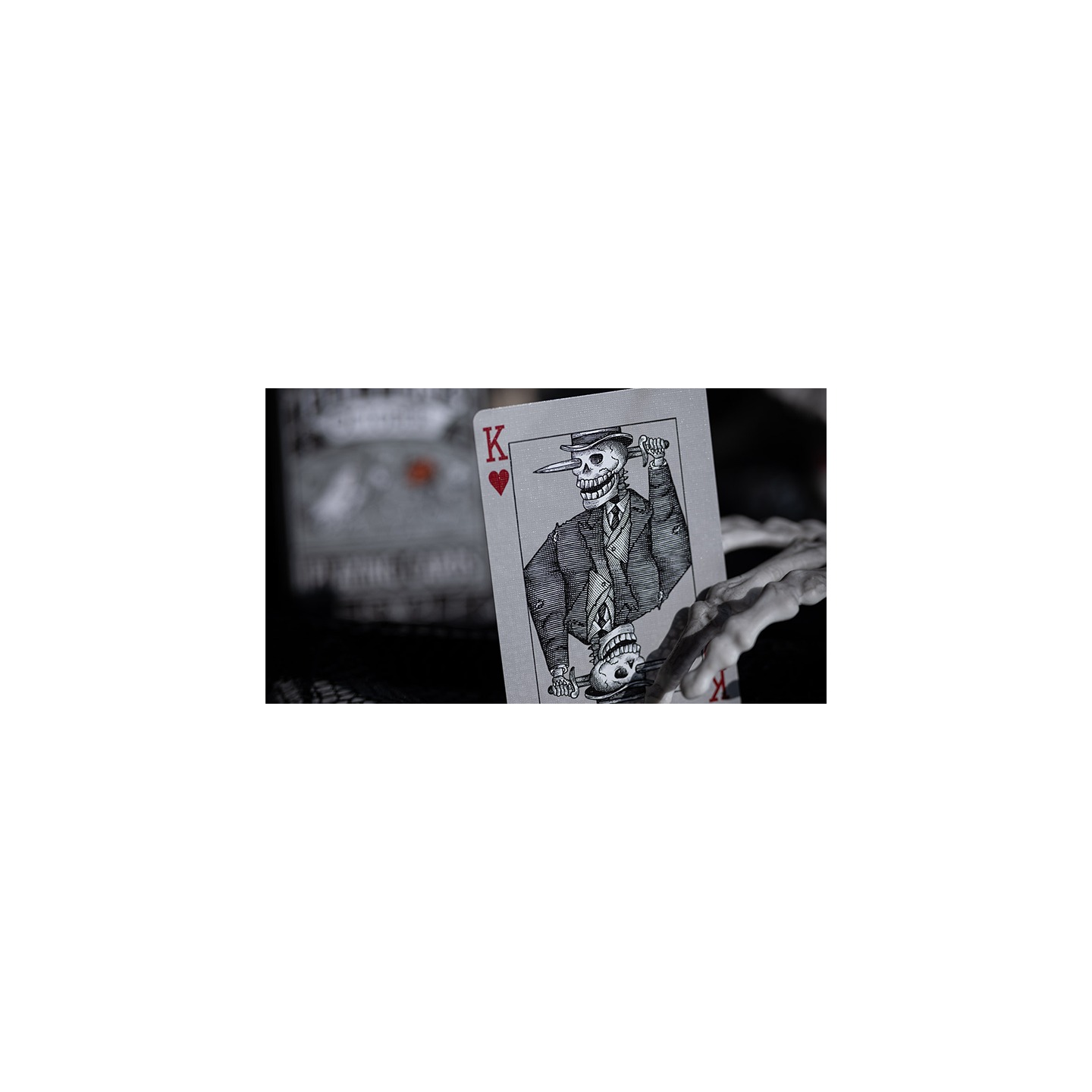 FULTONS OCTOBER TOMBSTONE GREY PLAYING CARDS