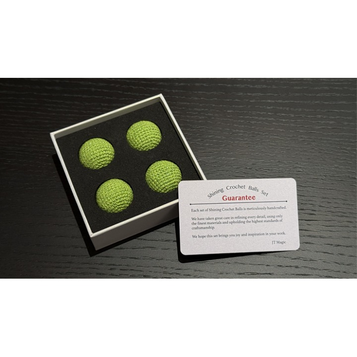 Shining Crochet Balls (Grass Green) by JT Magic