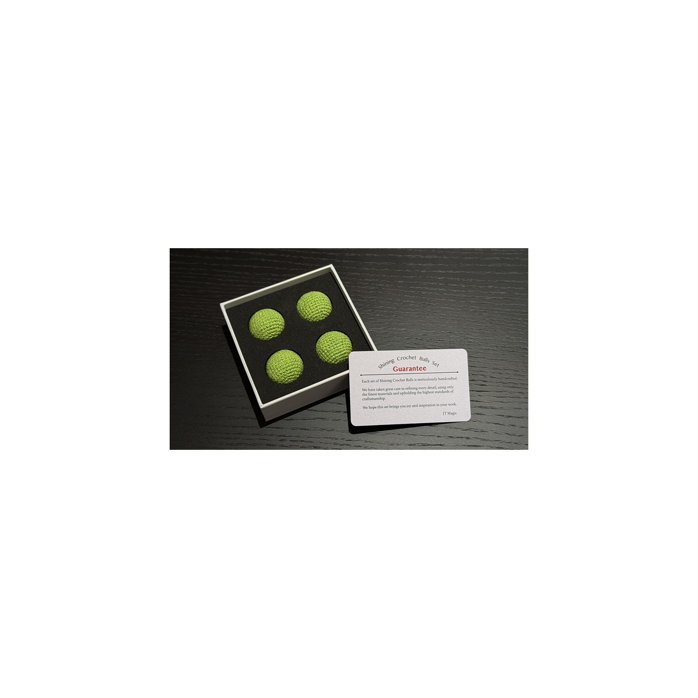 Shining Crochet Balls (Grass Green) by JT Magic