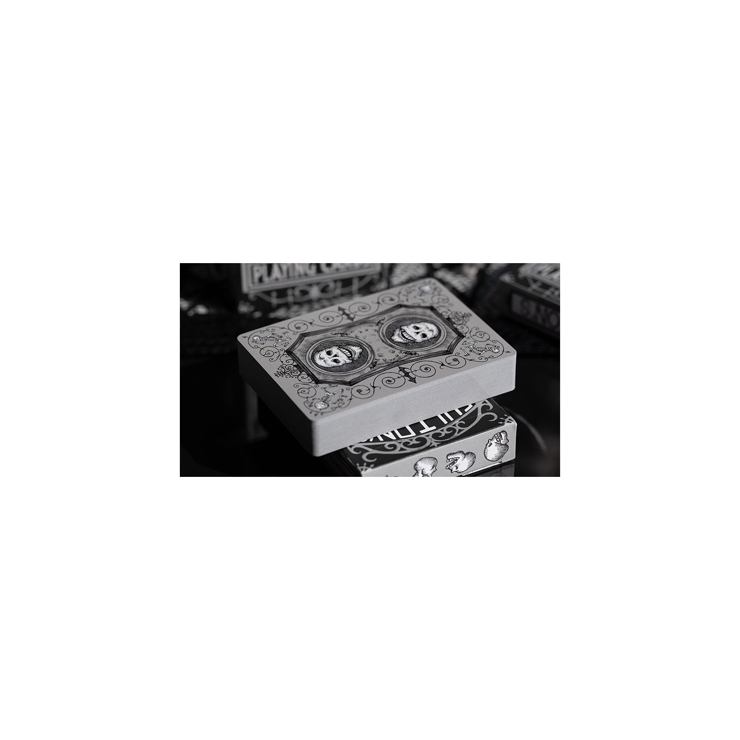 FULTONS OCTOBER TOMBSTONE GREY PLAYING CARDS